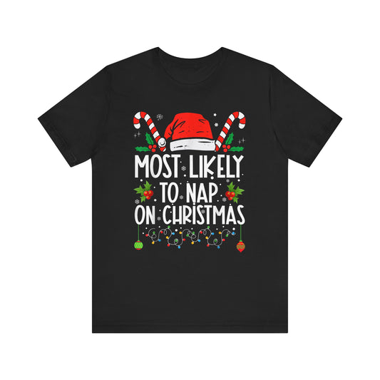 Most Likely To Take A Nap On Christmas Matching Pajamas